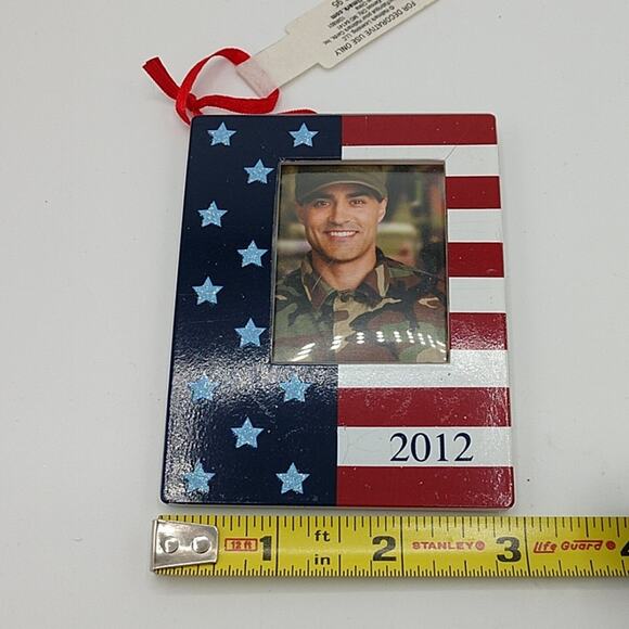 2/$15 or 3/$20 2012 Hallmark Photo Military Ornament - Picture 5 of 8